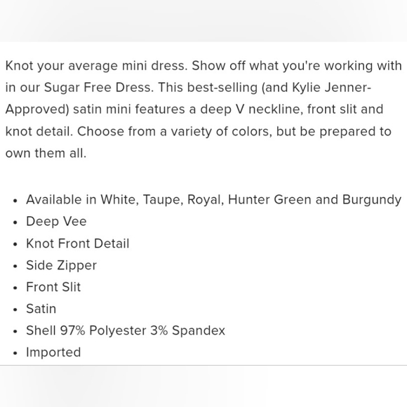 Fashion Nova Knot font mini dress - Picture 9 of 12